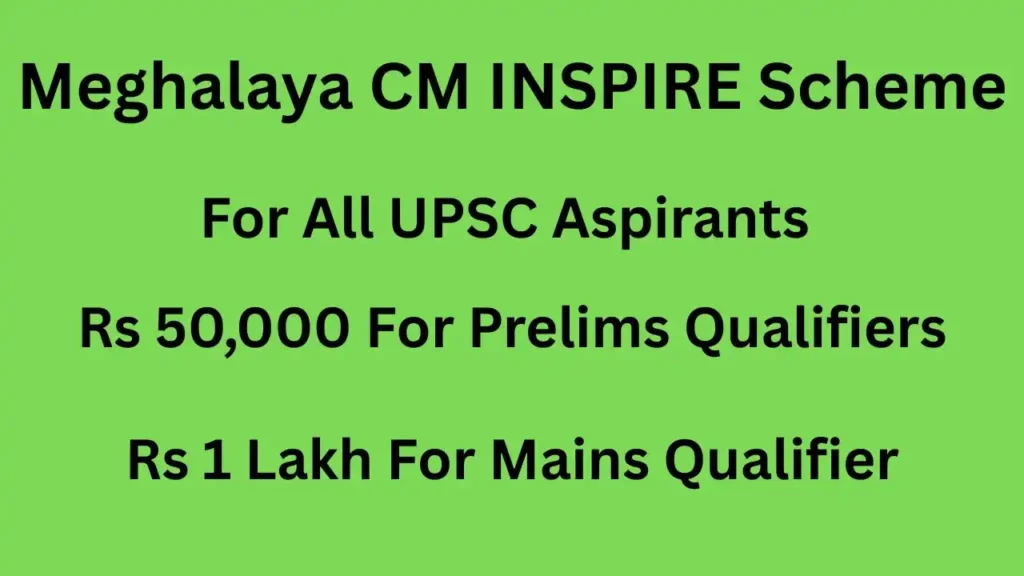 Meghalaya CM INSPIRE Scheme