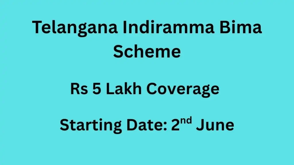 Telangana Indiramma Bima Scheme