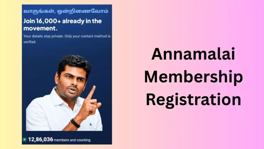 Annamala Registration