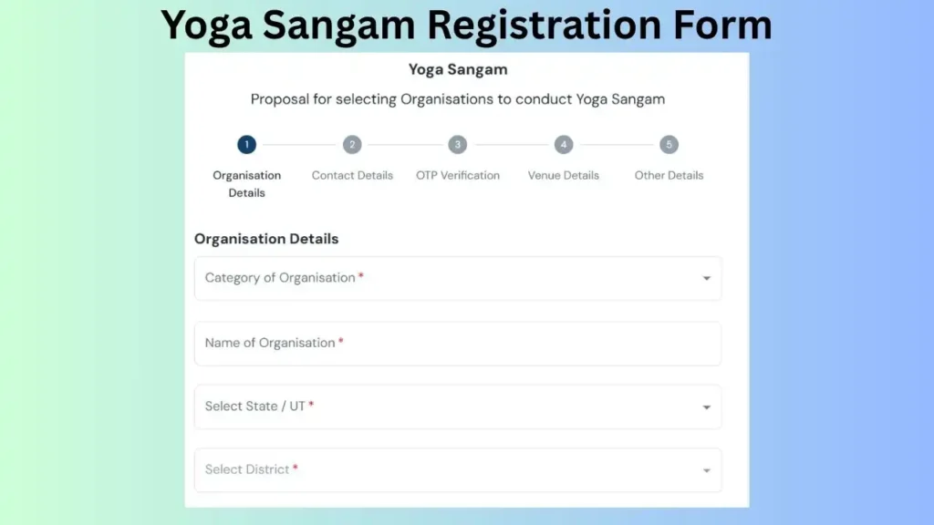 Yoga Sangam Form