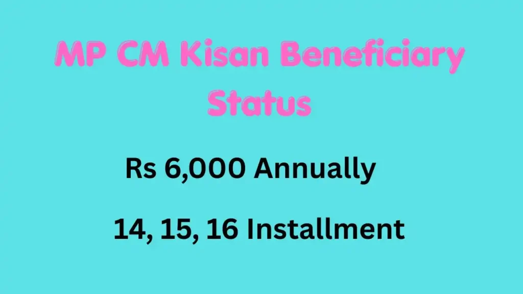 MP CM Kisan Beneficiary Status